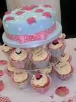 Cath kidston, vintage, wedding cake, cupcakes
